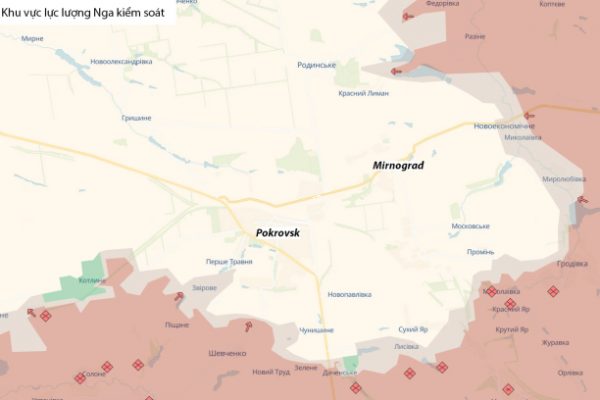 Nguy cơ bao vây: Ukraine đối mặt thách thức ở thành trì Pokrovsk