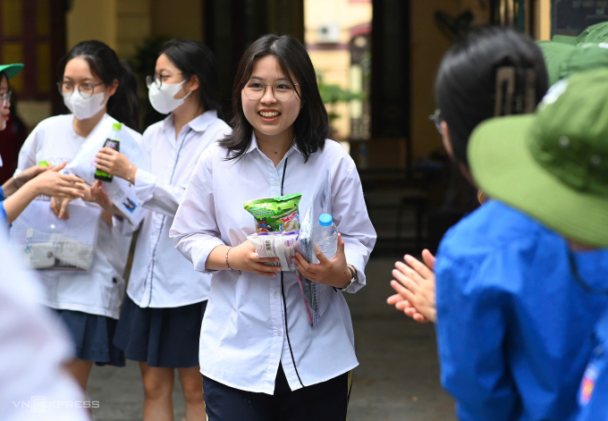 Thí sinh Hà Nội dự thi tốt nghiệp THPT 2025. Ảnh: Giang Huy