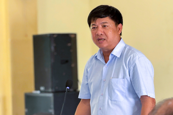 Ông Lương Nguyễn Minh Triết tại buổi làm việc với địa phương, sáng ngày 10/7. Ảnh: Ngọc Trường
