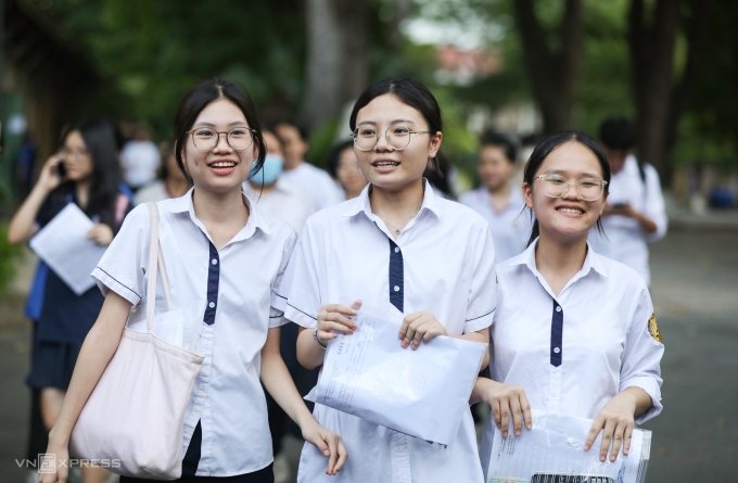 Học sinh thi lớp 10 ở Hà Nội năm 2025. Ảnh: Tùng Đinh