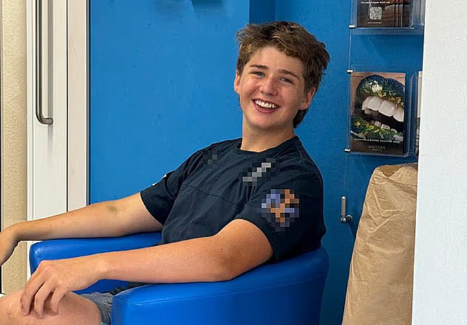 Will, 15 tuổi, bị suy đa tạng vì say nắng do chạy bộ dưới cái nóng. Ảnh: Daily Mail