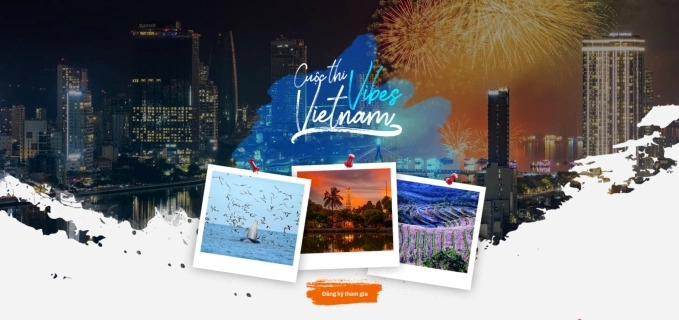 Giao diện trang web cuộc thi Vietnam Vibes. Ảnh:Chụp màn hình