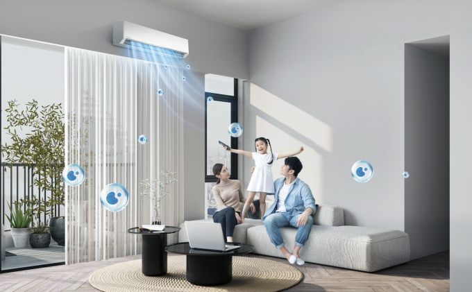Điều hòa Panasonic XU có nhiều công nghệ lọc khí. Ảnh: Panasonic