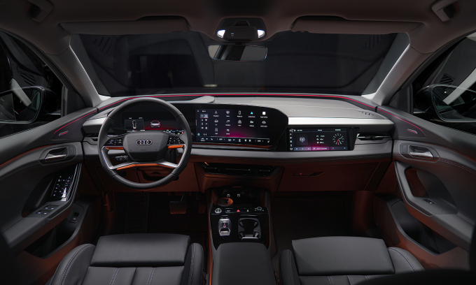 Nội thất Q6 e-tron tràn ngập công nghệ. Ảnh: AudiVN
