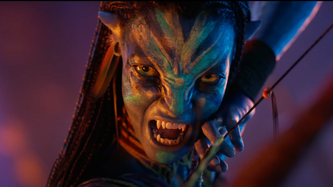 Tạo hình nhân vật Neytiri (Zoe Saldana) trong Avatar 3. Ảnh: Disney