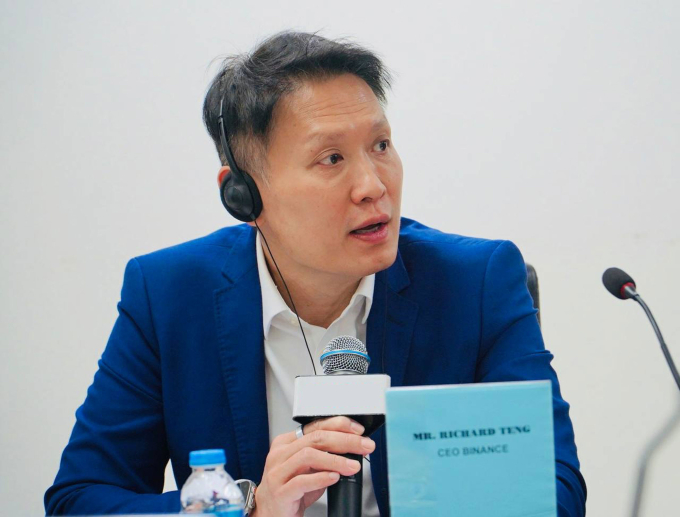 Ông Richard Teng trong buổi tọa đàm xây dựng khung pháp lý cho tài sản số, hôm 15/7. Ảnh: Ban tổ chức cung cấp