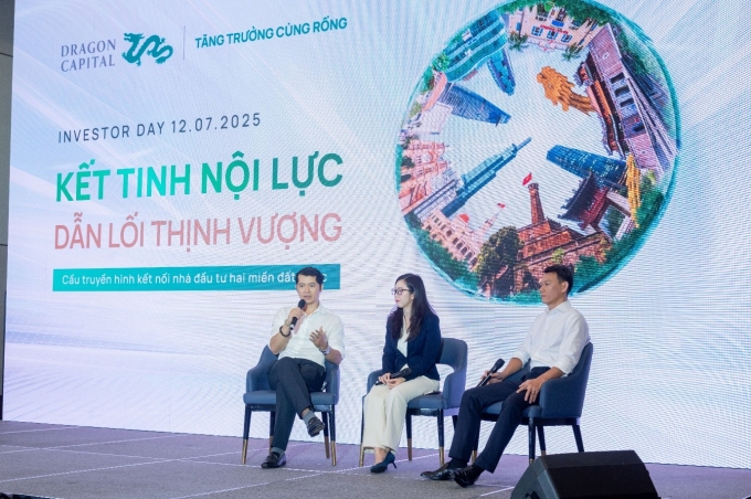 Các chuyên gia Dragon Capital chia sẻ về quỹ DCDS tại sự kiện Investor Day ngày 12/7. Ảnh: Dragon Capital