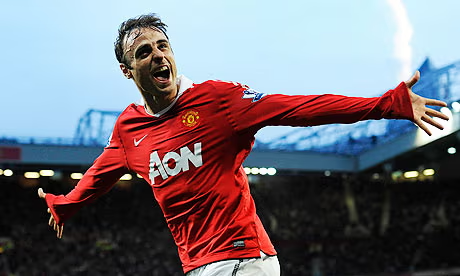 Dimitar Berbatov từng giành hai chức vô địch Ngoại hạng Anh cùng Manchester United. Ảnh: The Guardian