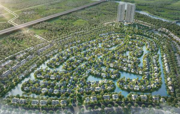 Ecopark: Biệt thự đảo 35ha tại khu đô thị phía Tây TP.HCM