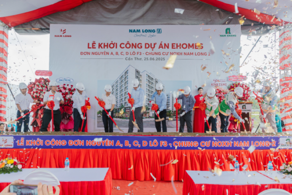 Nam Long khởi công 600+ căn nhà ở xã hội tại Cần Thơ