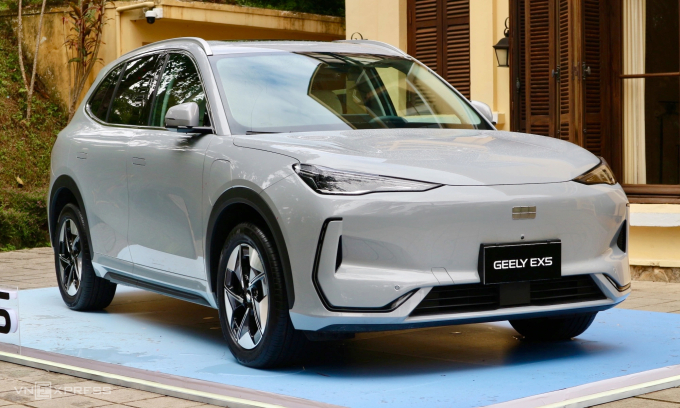 Geely EX5 tại sự kiện ra mắt ở Đà Lạt. Ảnh: Hồ Tân