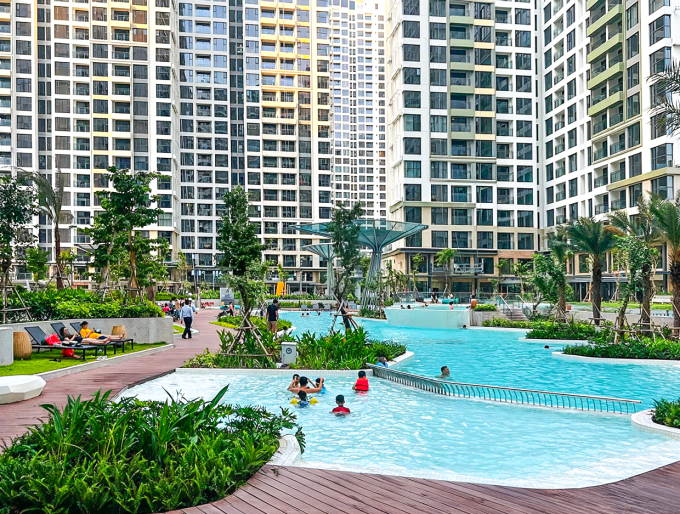 Hệ tiện ích nội khu mang lại cho cư dân sự thư giãn. Ảnh: Masterise Homes