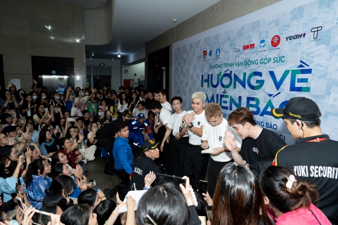 Dàn sao hưởng ứng chương trình ủng hộ người dân thiệt hại vì bão Yagi 2024. Ảnh: T Production