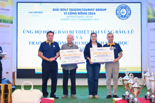 Saigontourist: Giải Golf gây quỹ khuyến học thành công