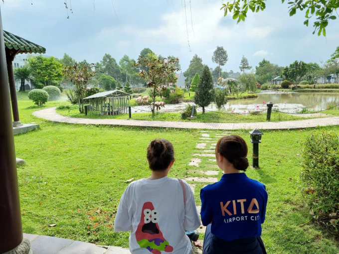 Mảng xanh, công viên, vườn hoa... tạo không gian thoáng mát cho khu đô thị. Ảnh: KAC