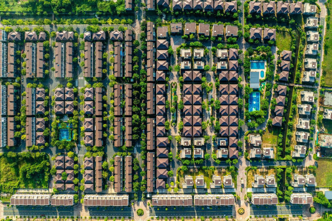 Nhiều phân khu nhà ở bên trong đại đô thị đã hoàn thiện và bàn giao. Ảnh: Nam Long