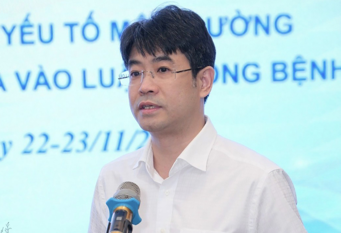 Cục phó Phòng bệnh Bộ Y tế Lê Hoàng. Ảnh: Bộ Y tế