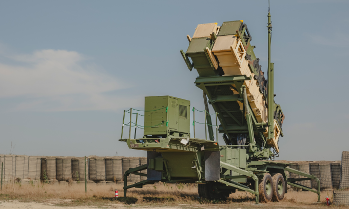 Bệ phóng của tổ hợp tên lửa Patriot được Mỹ triển khai ở Ba Lan tháng 9/2024. Ảnh: US Army