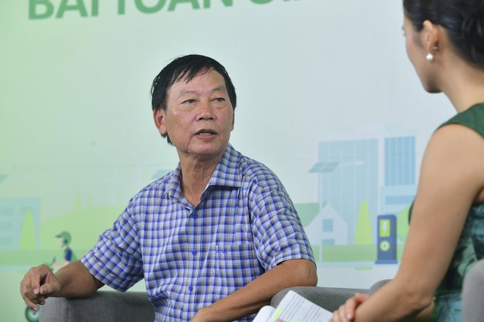 PGS.TS Nguyễn Đình Tuấn - nguyên Hiệu trưởng Trường Đại học Tài nguyên và Môi trường TP HCM, Phó Chủ tịch hội Nước và Môi trường TP HCM tại tọa đàm. Ảnh: