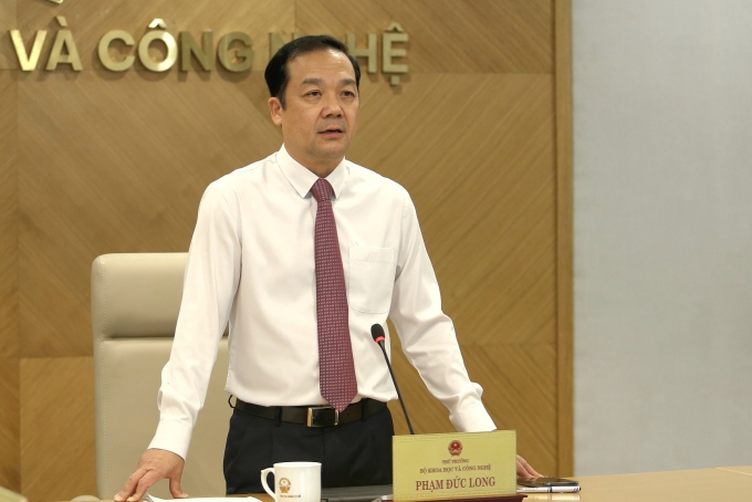 Thứ trưởng Bộ Khoa học và Công nghệ Phạm Đức Long. Ảnh: Doãn Mạnh