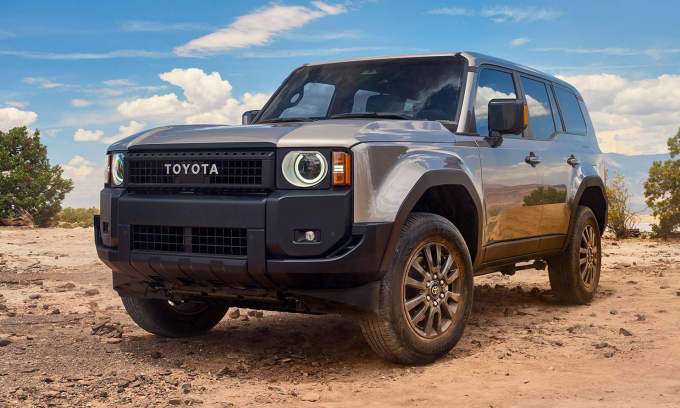Mẫu Toyota Land Cruiser Prado 2024 tại Mỹ. Ảnh: Toyota
