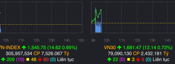 VN-Index: Vượt đỉnh lịch sử mới nhất!