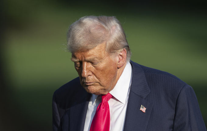 Tổng thống Mỹ Donald Trump tại Nhà Trắng ngày 15/7. Ảnh: AFP