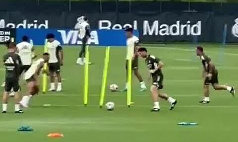 Alonso tập với Mbappe