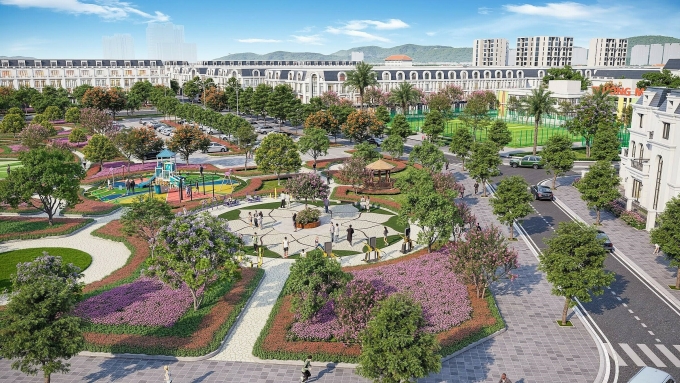 Phối cảnh nội khu dự án. Ảnh: Yên Bái Riverside