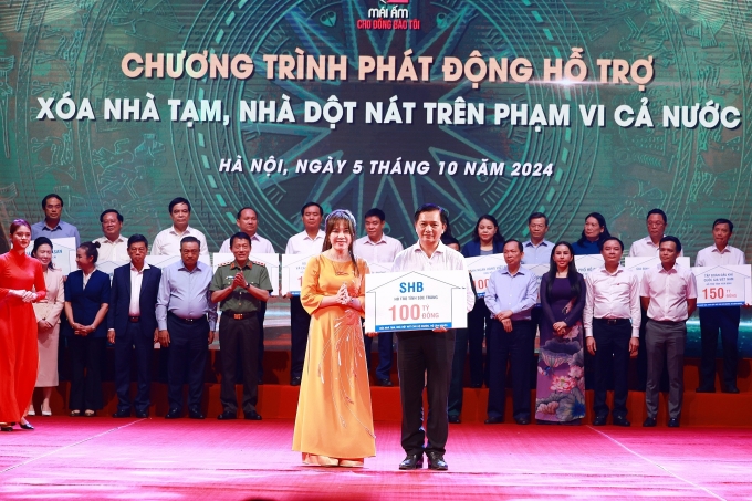 SHB luôn tận tâm đồng hành cùng các hoạt động an sinh xã hội khắp cả nước. Ảnh: SHB