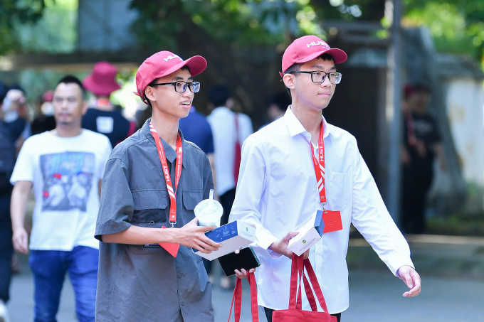Thí sinh xét tuyển tài năng vào Đại học Bách khoa Hà Nội. Ảnh: HUST