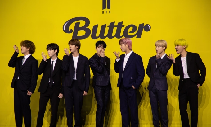 Nhóm nhạc BTS. Ảnh: Jeon Heon-Kyun/EPA