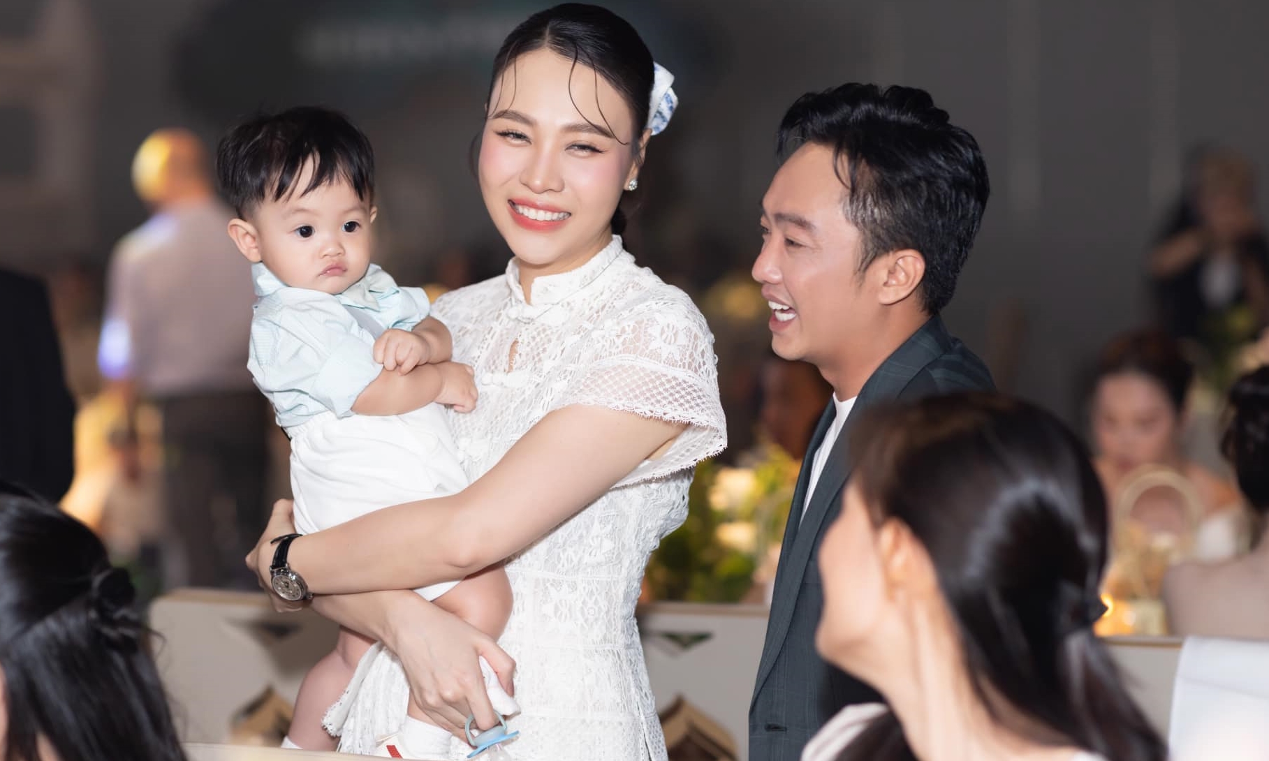 Cường Đôla, Đàm Thu Trang làm tiệc sinh nhật cho con trai