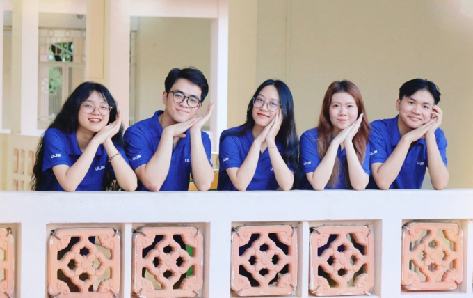 Sinh viên trường Đại học Ngoại ngữ, Đại học Quốc gia Hà Nội. Ảnh: ULIS