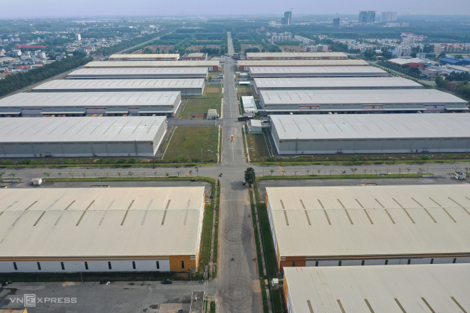 Khu công nghiệp VSIP tại Bình Dương cũ tháng 2/2022. Ảnh: Quỳnh Trần