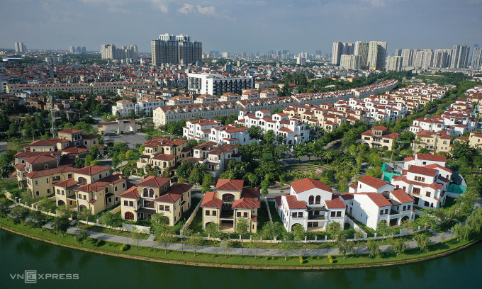 Một dự án thấp tầng tại phía Tây Hà Nội. Ảnh: Ngọc Thành