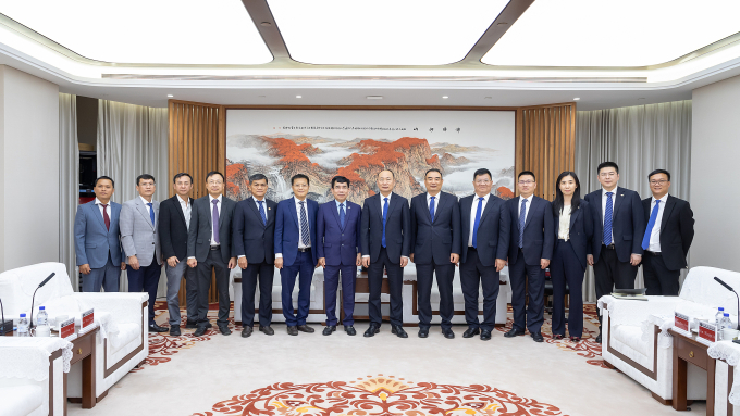 Đoàn công tác Petrovietnam và Lãnh đạo Tập đoàn CNCEC. Ảnh: PVCFC