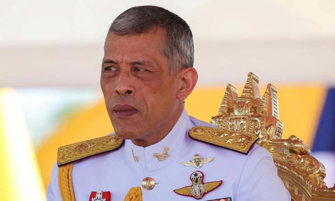 Vua Maha Vajiralongkorn dự một buổi lễ ở Bangkok, Thái Lan, hồi tháng 5/2018. Ảnh: Reuters