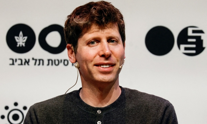 Sam Altman, giám đốc điều hành OpenAI và là người tạo ra ChatGPT, tham gia buổi nói chuyện tại Đại học Tel Aviv, Israel, hồi tháng 6/2023. Ảnh: Reuters