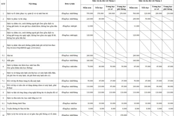 10 khoản thu dự kiến tại trường công TP HCM: Tin mới