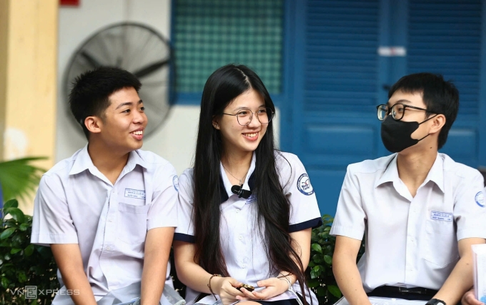 Thí sinh dự thi tốt nghiệp THPT 2025 tại TP HCM, tháng 6. Ảnh: Quỳnh Trần