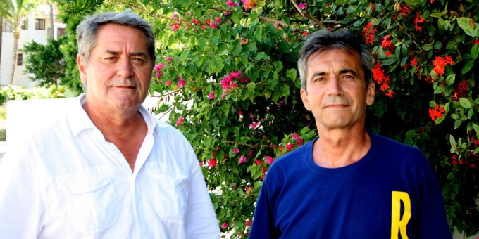 Pascal Fauret (trái) và Bruno Odos. Ảnh: Europe1