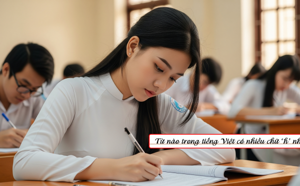 Chữ H: Từ nào tiếng Việt dùng nhiều nhất?