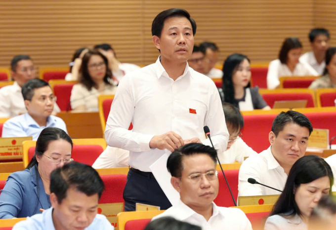 Giám đốc Sở Nông nghiệp và Môi trường Hà Nội Nguyễn Xuân Đại. Ảnh: Hoàng Phpng