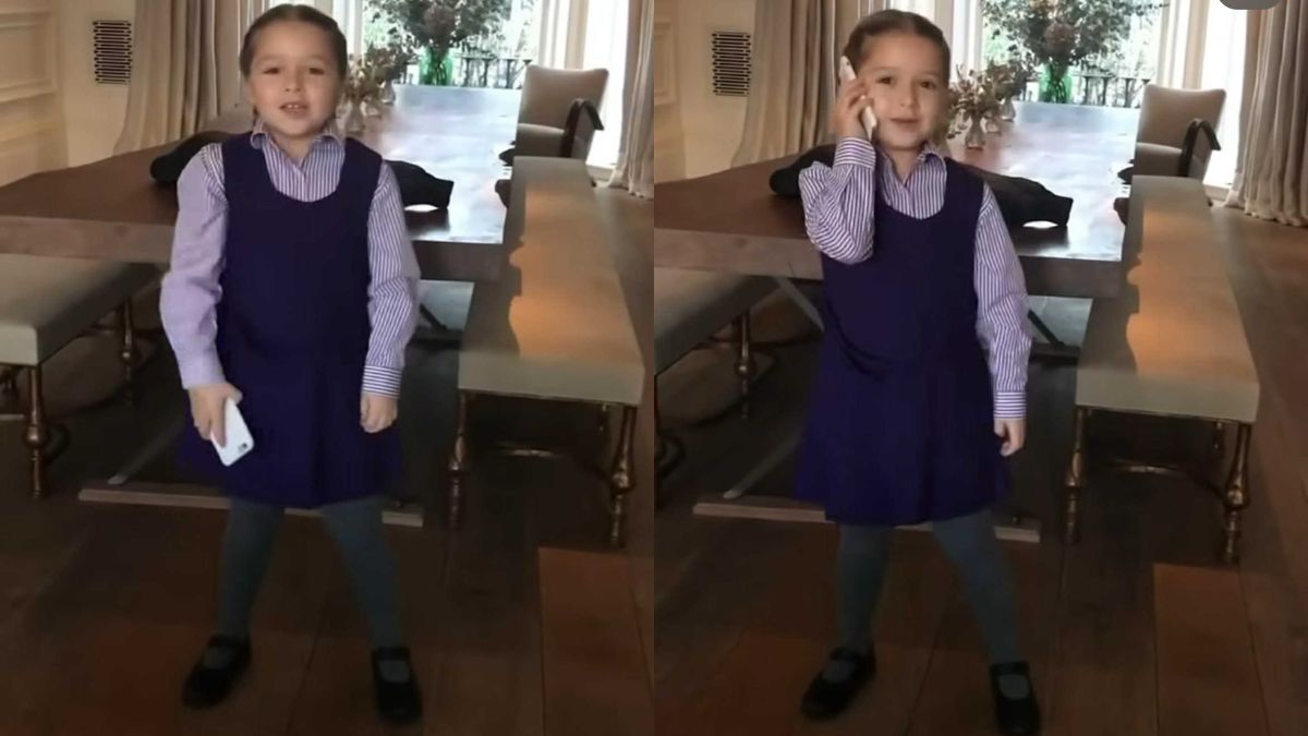 Harper Beckham hát "Call Me Maybe"