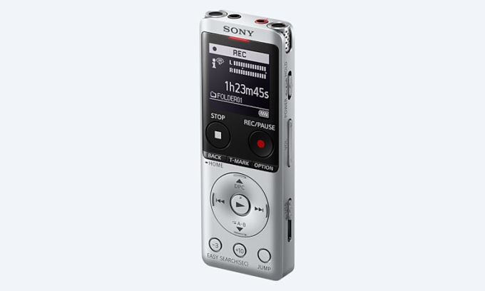 Một mẫu máy ghi âm của Sony. Ảnh: Sony