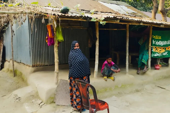 Làng Baiguni, ở Kalai Upazila của Bangladesh, được biết đến là ngôi làng một thận. Ảnh: Al Jazeera