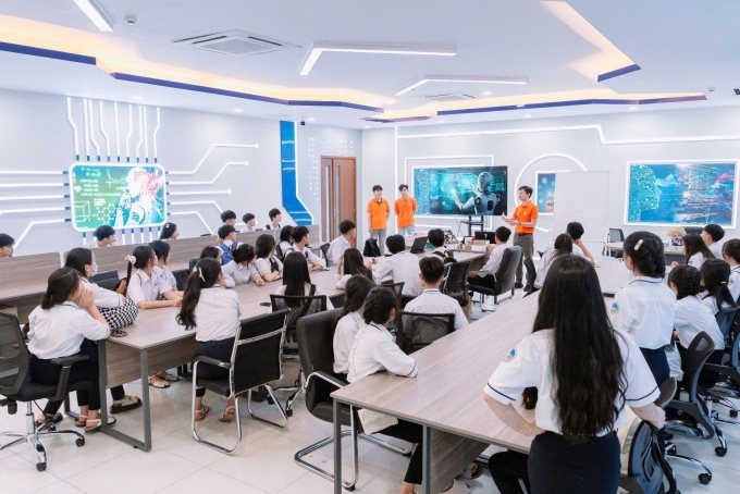 Một buổi học tại FPTU. Ảnh: FPTU
