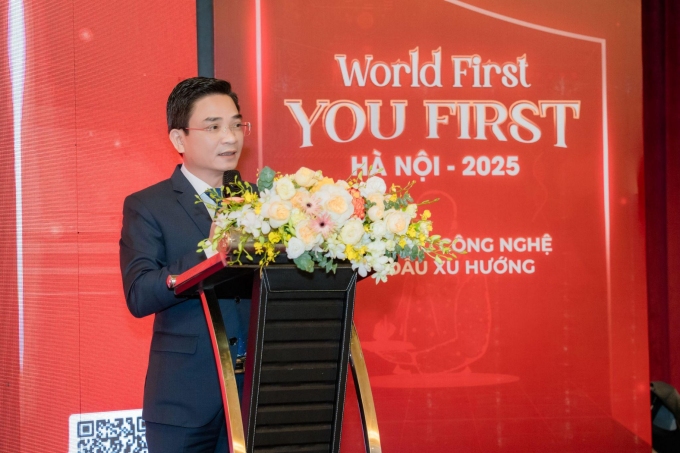 CEO Nguyễn Thế Hùng phát biểu tại sự kiện. Ảnh: Bemed