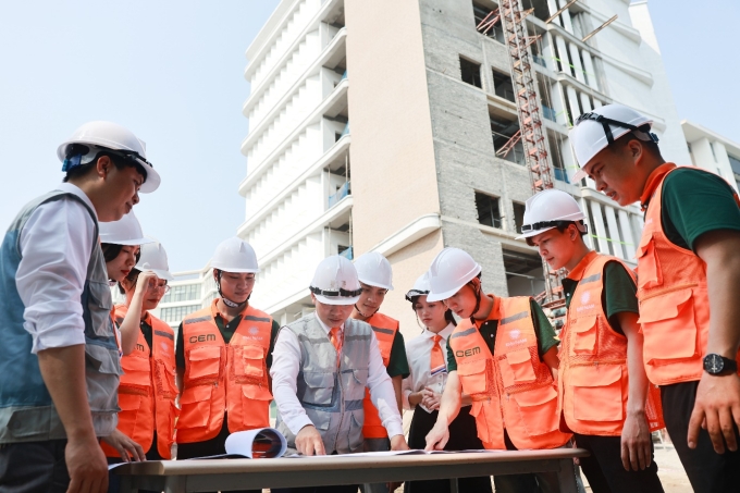 Sinh viên trải nghiệm môi trường doanh nghiệp từ năm nhất. Ảnh: Trường Đại học Đại Nam